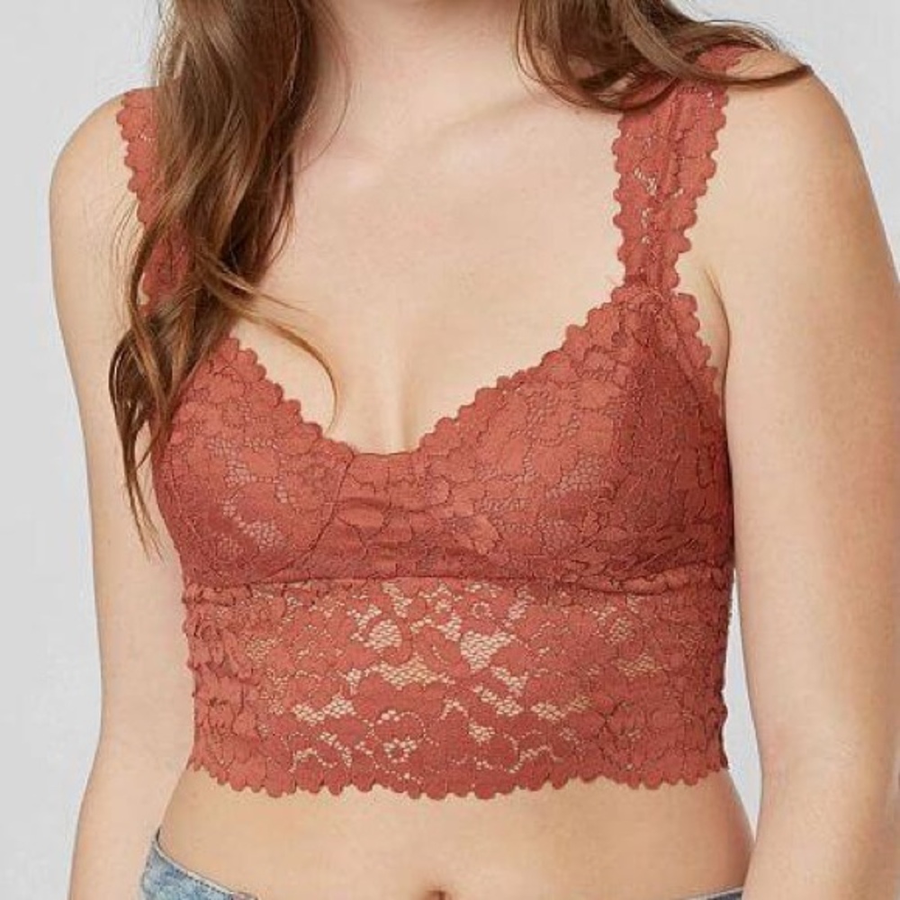 Free People Dream Away Rusty Rose Lace Brami